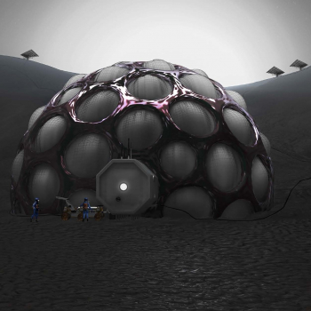 Hyper Inflatables: Prefabricated Membranes and 3D Printed Exoskeletons in Space